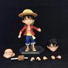 One Piece Anime Figures 16cm New World Straw Hat Monkey D Luffy Cute Movable Doll Action Model PVC Collection Toys Gift