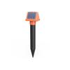 (1pcs) Solar Ultrasonic Animal Repeller Built-in LED Light Buzzer Pulse Drive Away Moles Snakes Repellent For Garden Farm Orchard