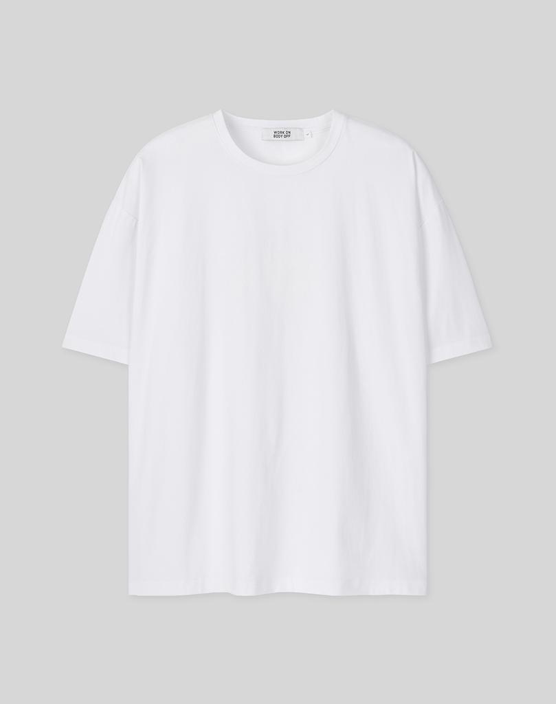 WORK ON BODY OFF [2 Pack] Aquavit Cooling Solid Oversized Short Sleeve T-Shirt