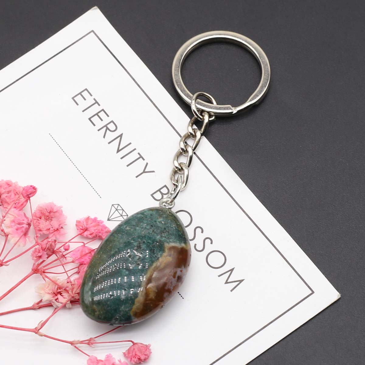 

Лидер продаж, персонализированный брелок из натурального камня, нерегулярный кулон, брелок унисекс для женщин и мужчин, ювелирные изделия, подарки 15x30-20x40mm