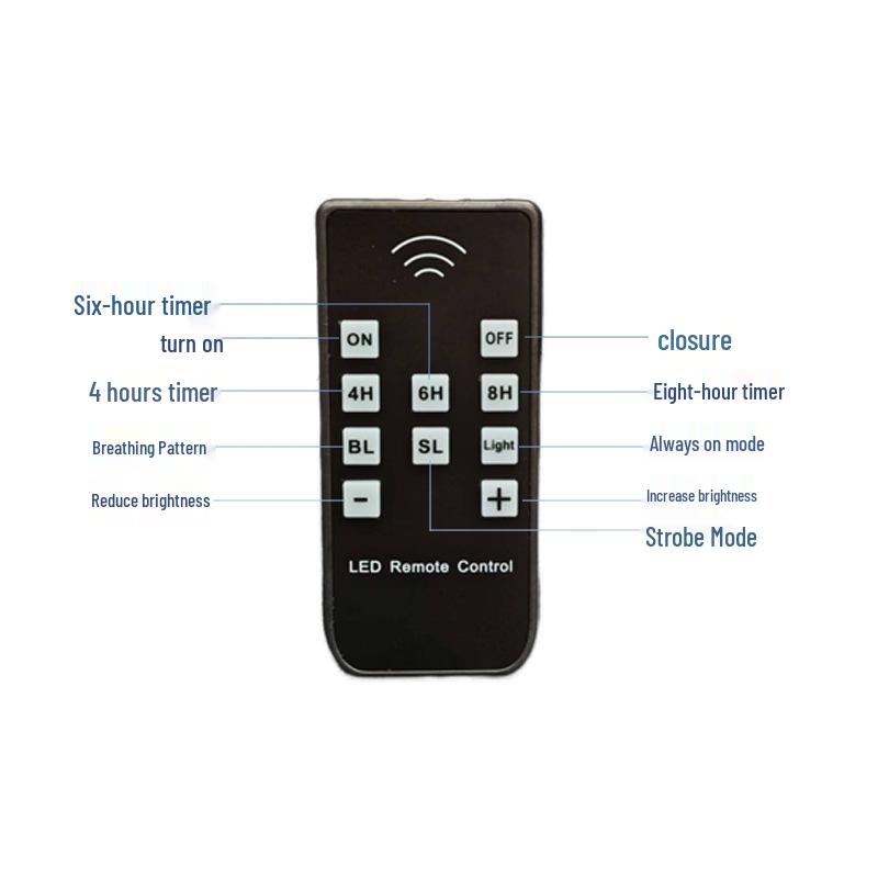 

Rechargeable LED Long-Stem Candle with Remote Control for Atmospheric Lighting