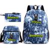 Deformed Zoo Surrounding Primary School Students Schoolbag Trend Starry Sky Backpack Leisure Three-piece Set