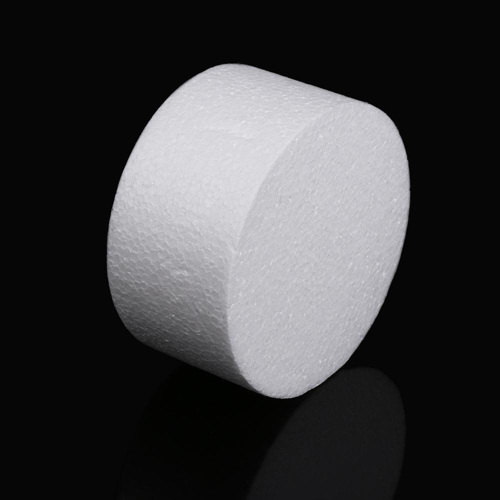 4/6/8 Inch Round Cake Foam Mould Polystyrene Sugarcraft Dummy Practice Model Kitchen Accessories Party DIY Decorations