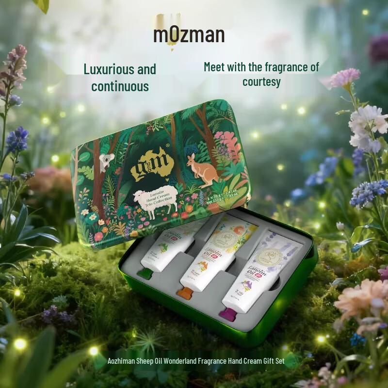 G&M Lanolin Wonderland Scented Hand Cream 3-Pack