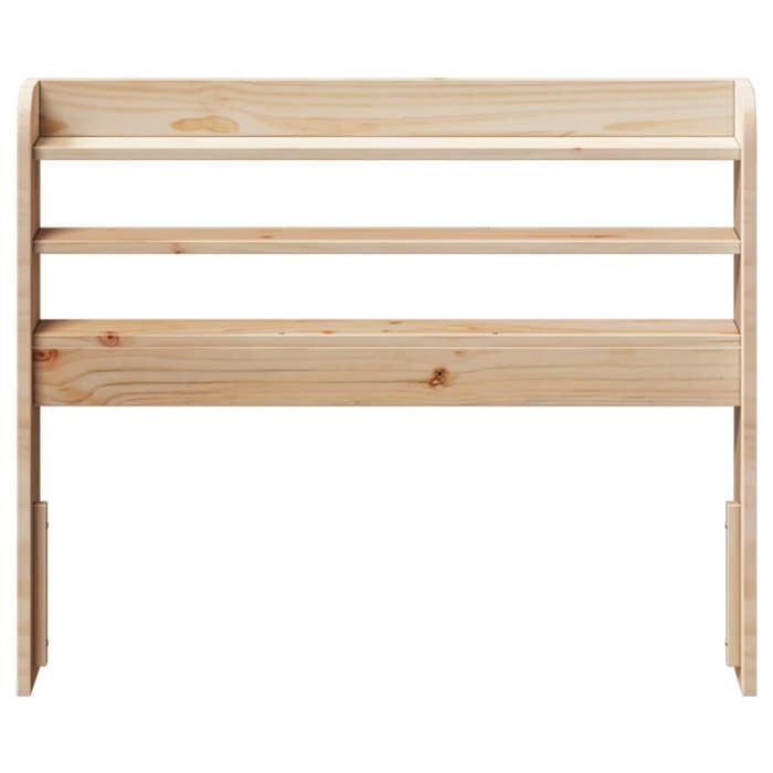 VidaXL Headboard with Shelves 75 Cm Solid Pine Wood, Wooden Headboard, Headboard with Storage, Headboard On 850965
