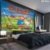 Pippi Longstocking Custom Name Wall Tapestry Aesthetic Wall Hanging Printed Fabric Blanket Decorative Tapestries for Bedroom Living Room Home Decor