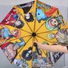 One Piece Collaboration Umbrella, Fully Automatic, Genuine, 70% Off Umbrellas, Cartoon Anime, Sunny and Rainy Weather Umbrella, Luffy, Zoro, Straw