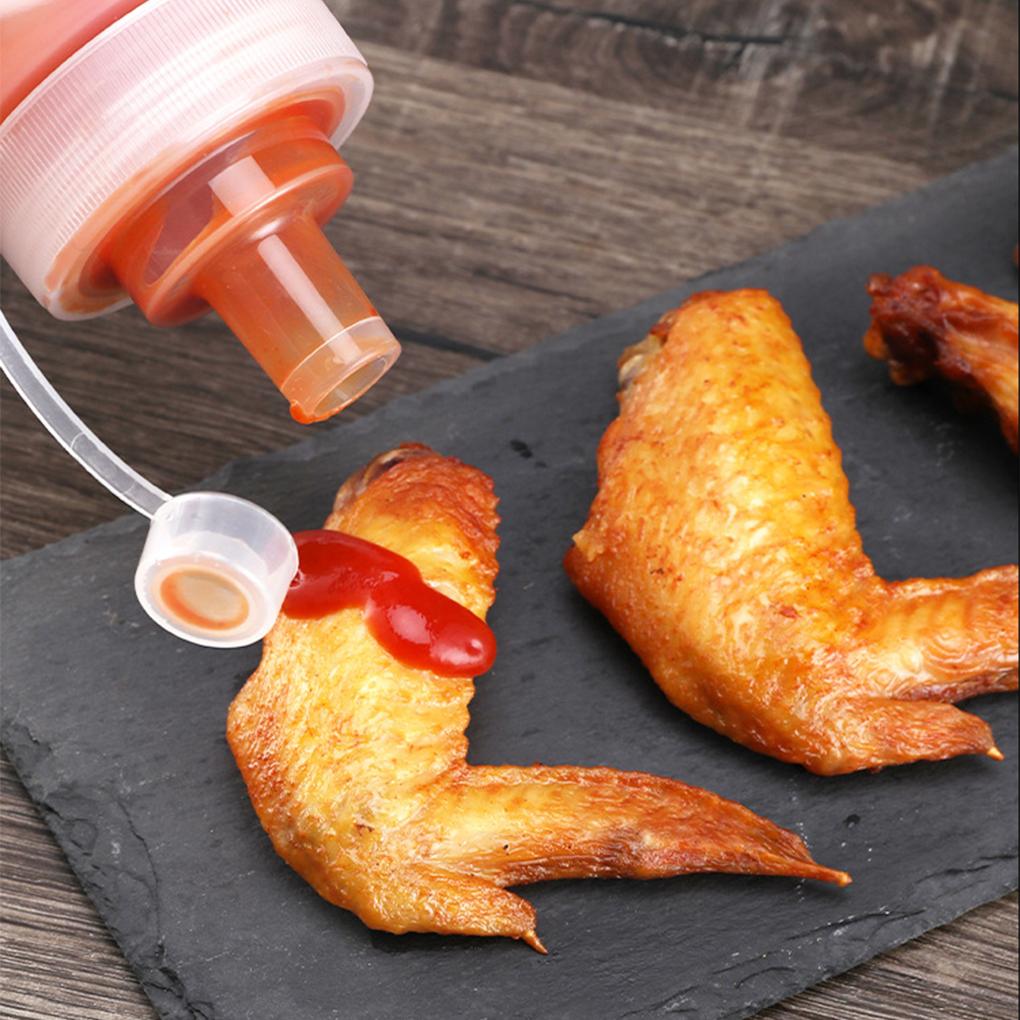 PP Squeeze Lieblingssaucen Weite Plastik-Saucenflasche Plastik-Squeeze-Saucenflasche Lebensmittelqualität