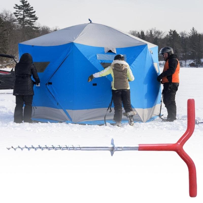 Outdoor Ground Camping Tent Stakes Anchors Pegs Windproofed Tent Stakes for Winter Environment