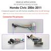 Autorádio HIzpo 2Din Android 13 pro Honda Civic 2006 - 2011 Multimediální přehrávač videa GPS Navigace RDS 4G Carplay Hlavní jednotka Carplay