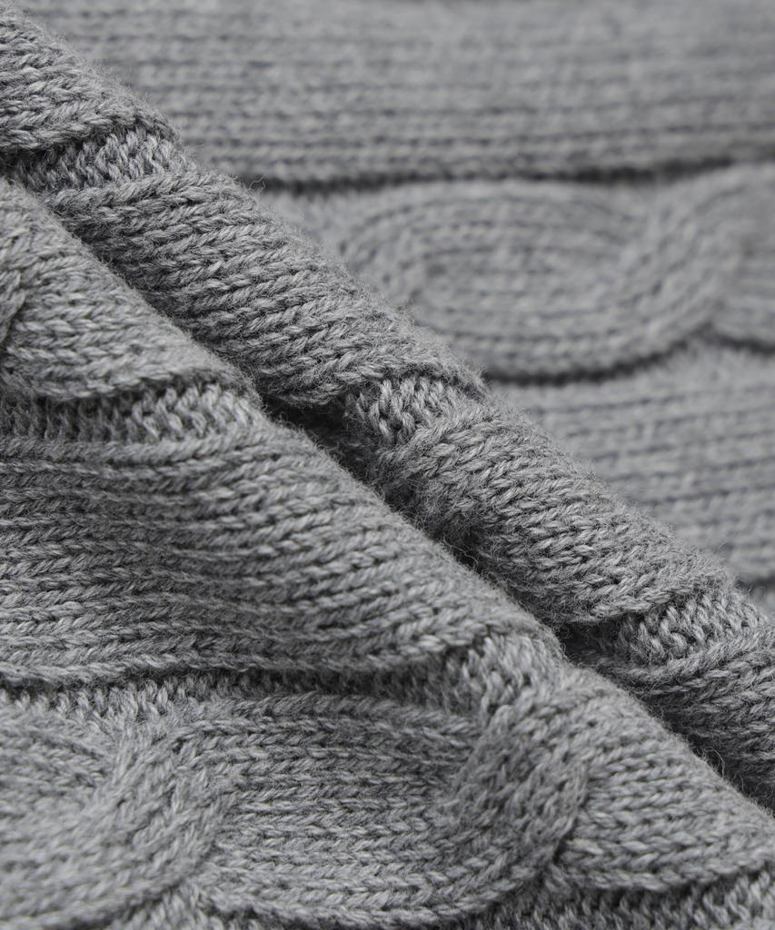 Brooks Brothers Cotton Cable Cardigan (Grey) (Bbwcmbg101)