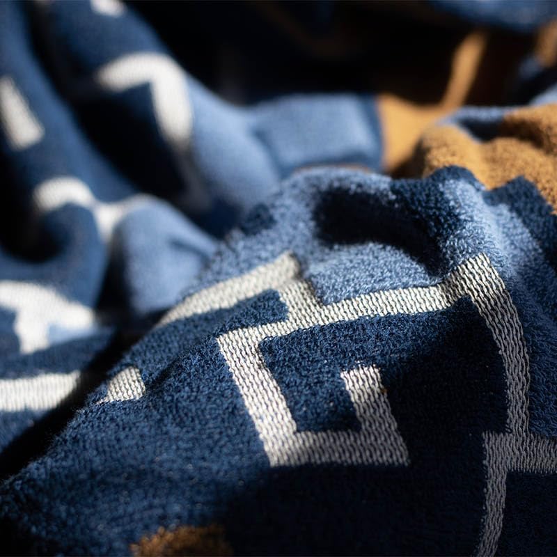 Dulton Towel Blanket, Blue, C