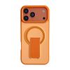 Color Block Magnetic Stand Phone Case for iPhone 17 Pro Max, Apple 16, and 15 - Soft Edge, Hard Shell