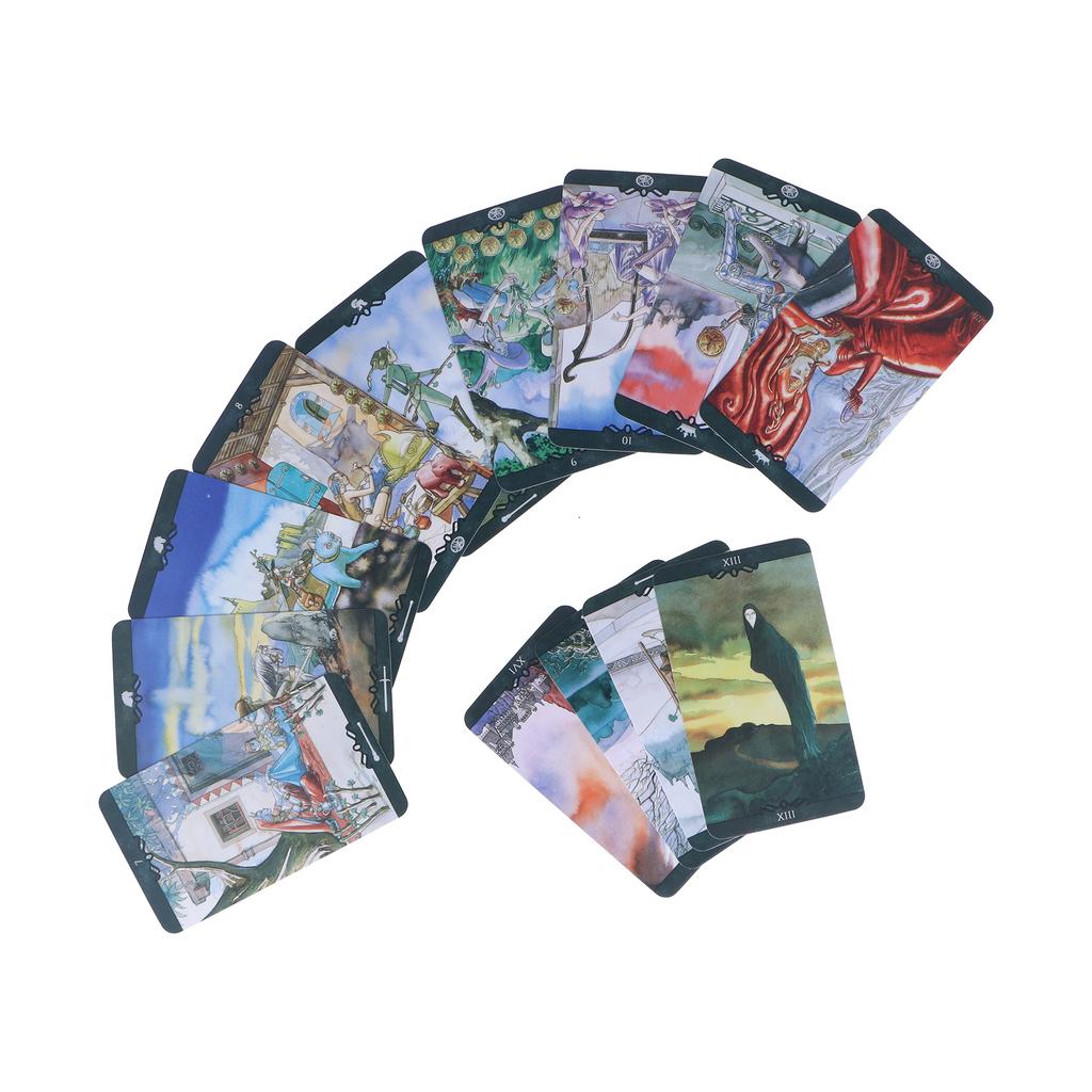 Set Mistic de Cărți de Tarot Ghidare pentru Prezicerea Viitorului Pachet de Tarot Joc de Societate Cadou