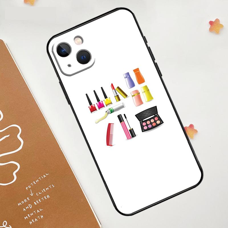 Nail Polish Case For iPhone 12 11 13 14 15 16 Pro Max XS X XR Plus 2021 13 12 Mini Fundas