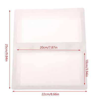 Brick Stone Mold Pavement Diy Paving Brick Mould Rectangle Shaped Walk Concrete Path Maker Mold For Lawn Patio Yard Garden Decor