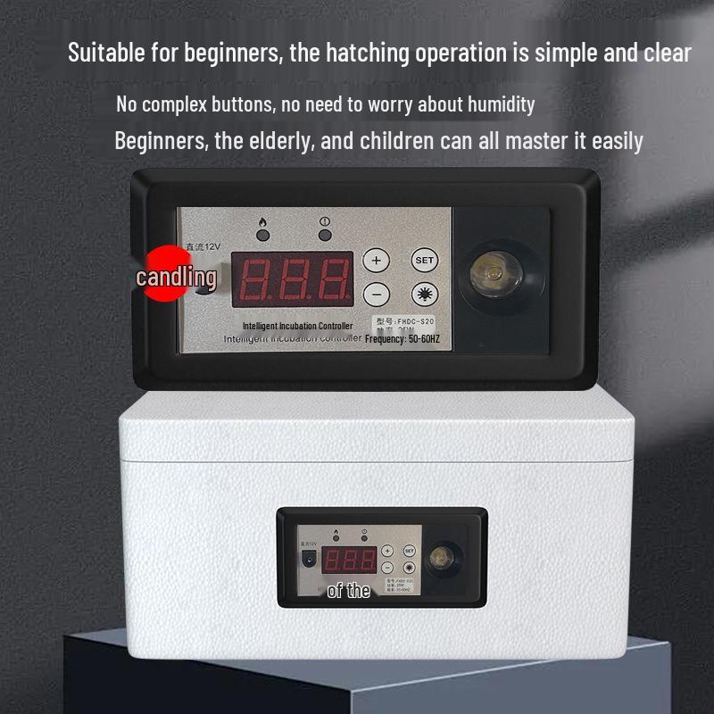Weida Fully Automatic Small Incubator for Chicken, Duck, Goose, Pigeon, and Peacock Eggs