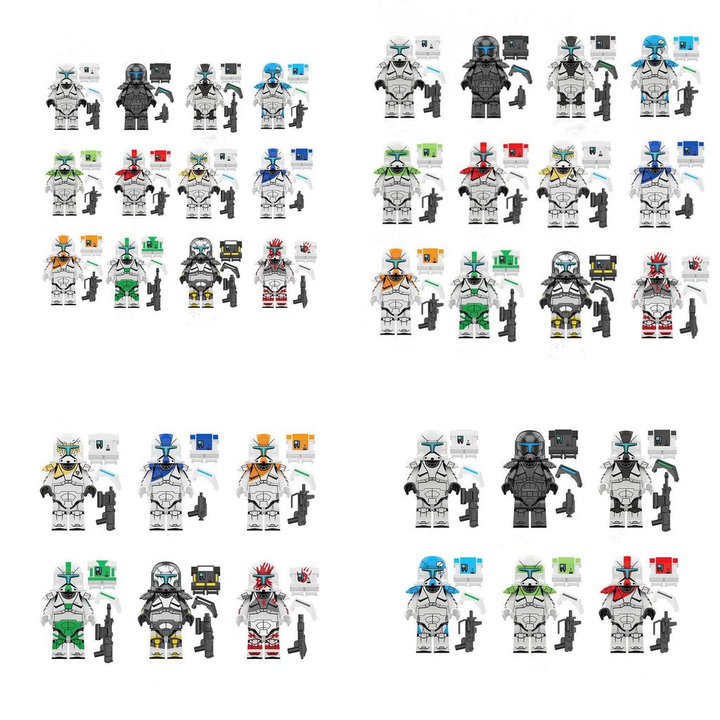 Minifigure di Star Wars Luminose e Dettagliate Regalo Perfetto Per i Fan del Film e Collezionisti!