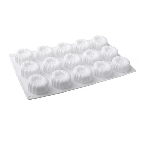 Silikonová forma na dort Nepřilnavá Opakovaně použitelná Forma na pečení na čokoládu Želé Puding Bonbóny Dezert Flexibilní Domácí Kuchyně Cukrárna Nádobí