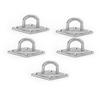 10Pcs M5 Stainless Steel Door Buckle Shade Sail Accessory Hanging Eye Plate Fixing Buckle