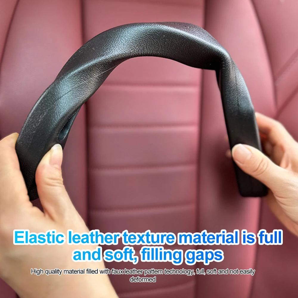 SEAMETAL 2PCS Car Seat Gap Plug Strip Side Seam Car Gap Filler Leak Proof Seat Gap Storage Organizer