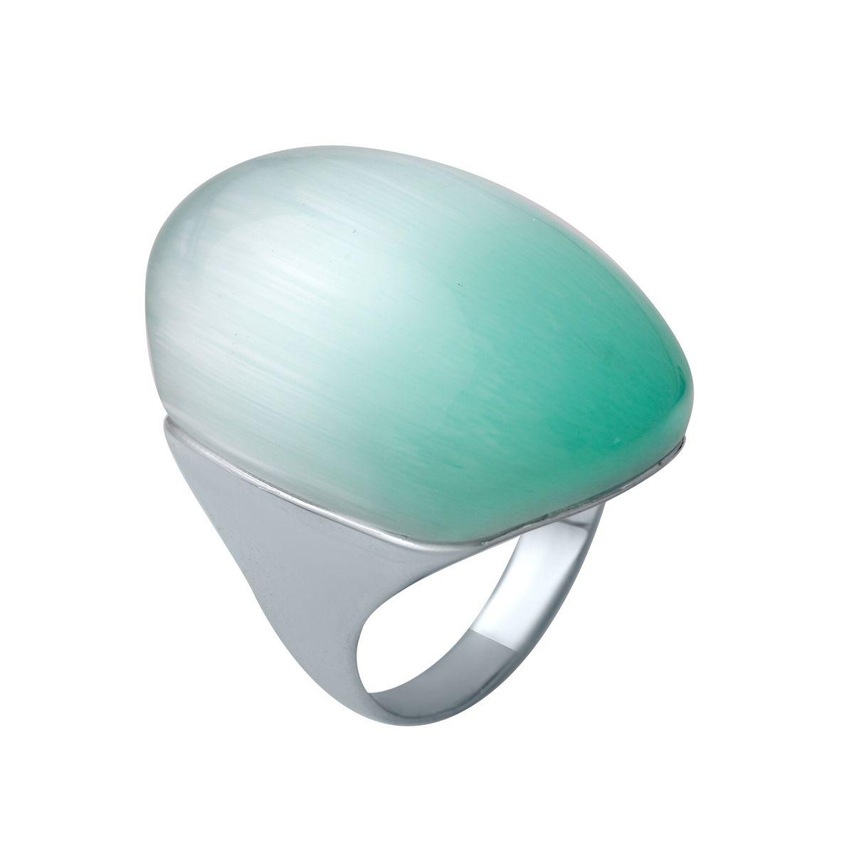 

Срібна каблучка з котячим оком (2046813) 19.67 гр. 925 проби 17