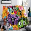 Teen Titans Go Character Blanket, Youth Throw for Home Decoration, Exclusive Gift for Modern Cartoon Fans.chl