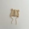 Children's knitted hat super cute small ears warm ear protection hat autumn and winter boys and girls baby versatile wool hat