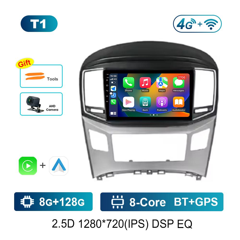 9 Inch Android OS for Hyundai H1 Grand Starex I8000 TQ 2007 - 2015 Car Radio Video Multimedia Player GPS 4G Bluetooth Auto Tools