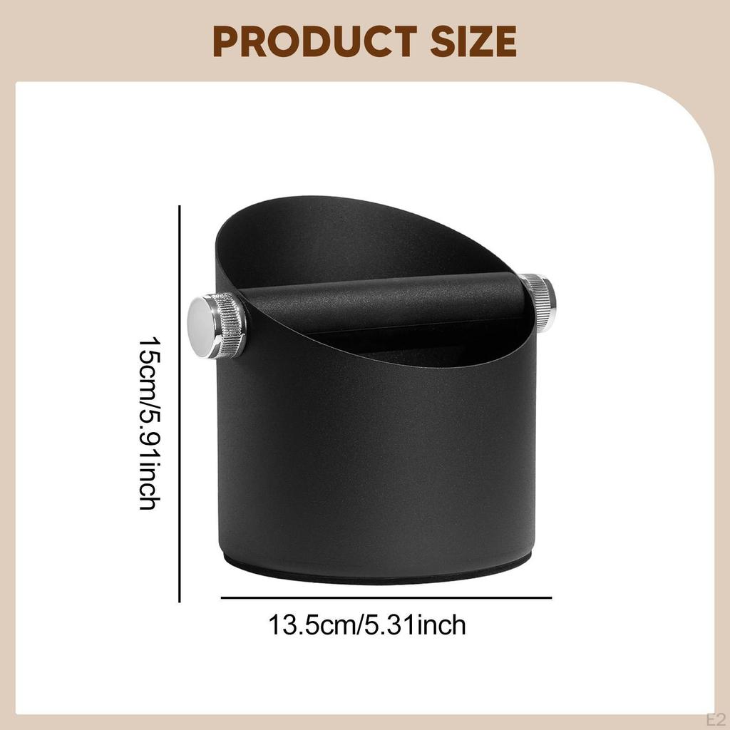 Container, Espresso Accessory, Detachable And Non-slip Spill Grounds Container for