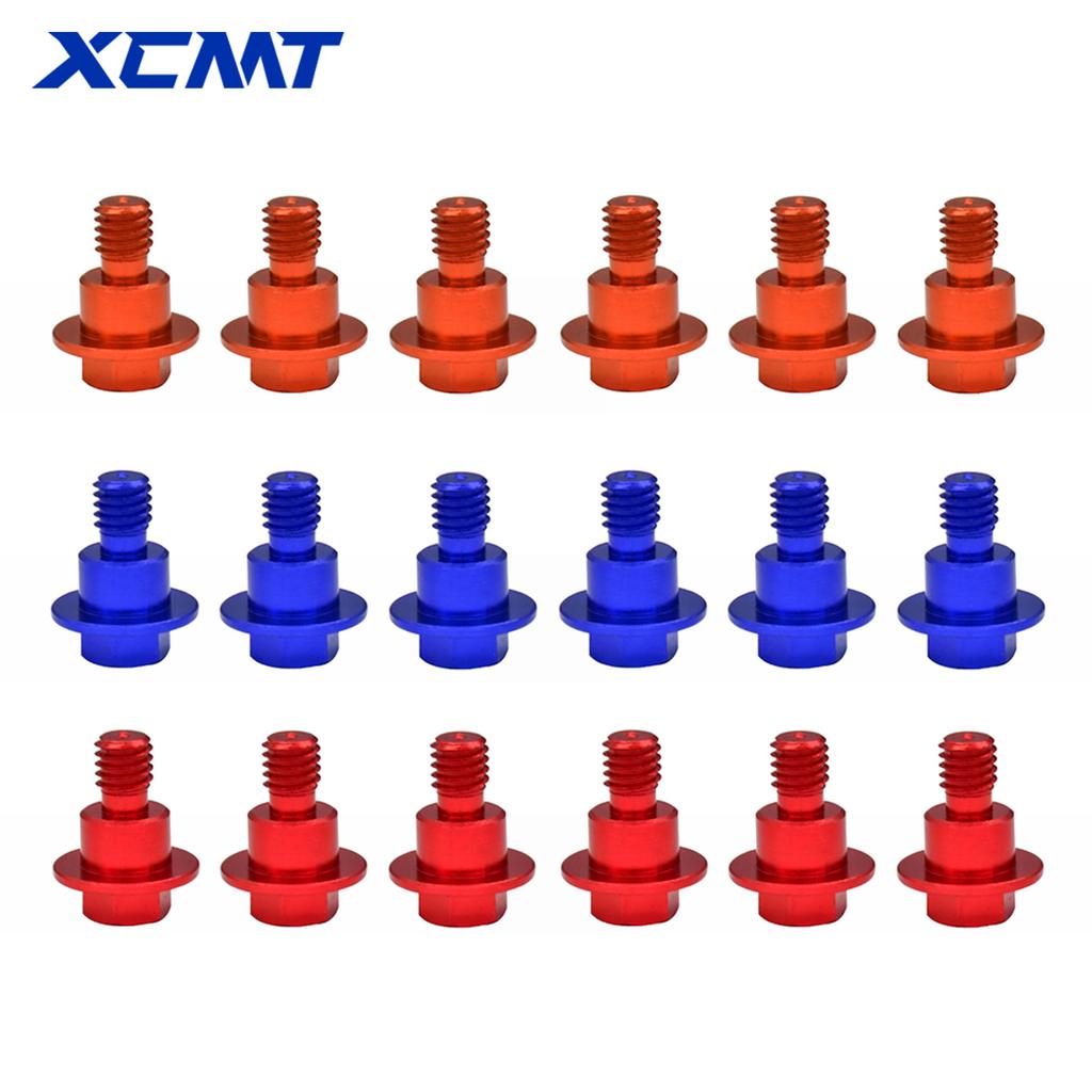 For Yamaha YZ65 YZ125 YZ250 YZ250F YZ450F YZ125X YZ250X YZ250FX YZ450FX WR250F WR450F 6PCS M6*12 Front Fork Guard Bolt Screw