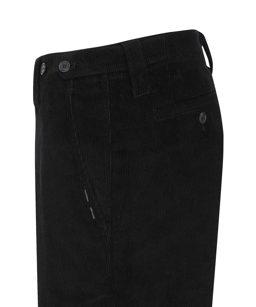 SIECLE Loose Corduroy Pants (Black)