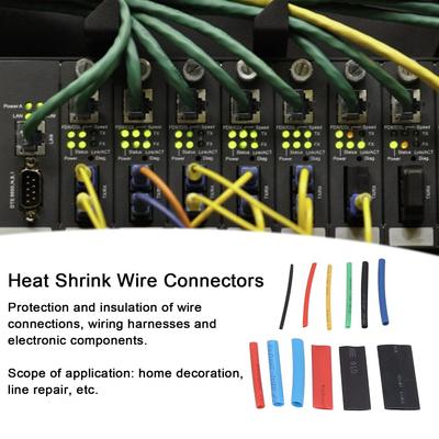 560pcs Kit Flame Retardant Heat Shrink Tube Insulated Waterproof Heat Shrink Tubing Kit Shrink Wrap Tubing Insulation Protection
