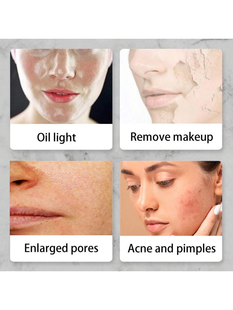 1pc Volcanic stone oil absorbing ball, cleanses the face, shrinks pores, absorbs oil, portable mini version oil removal