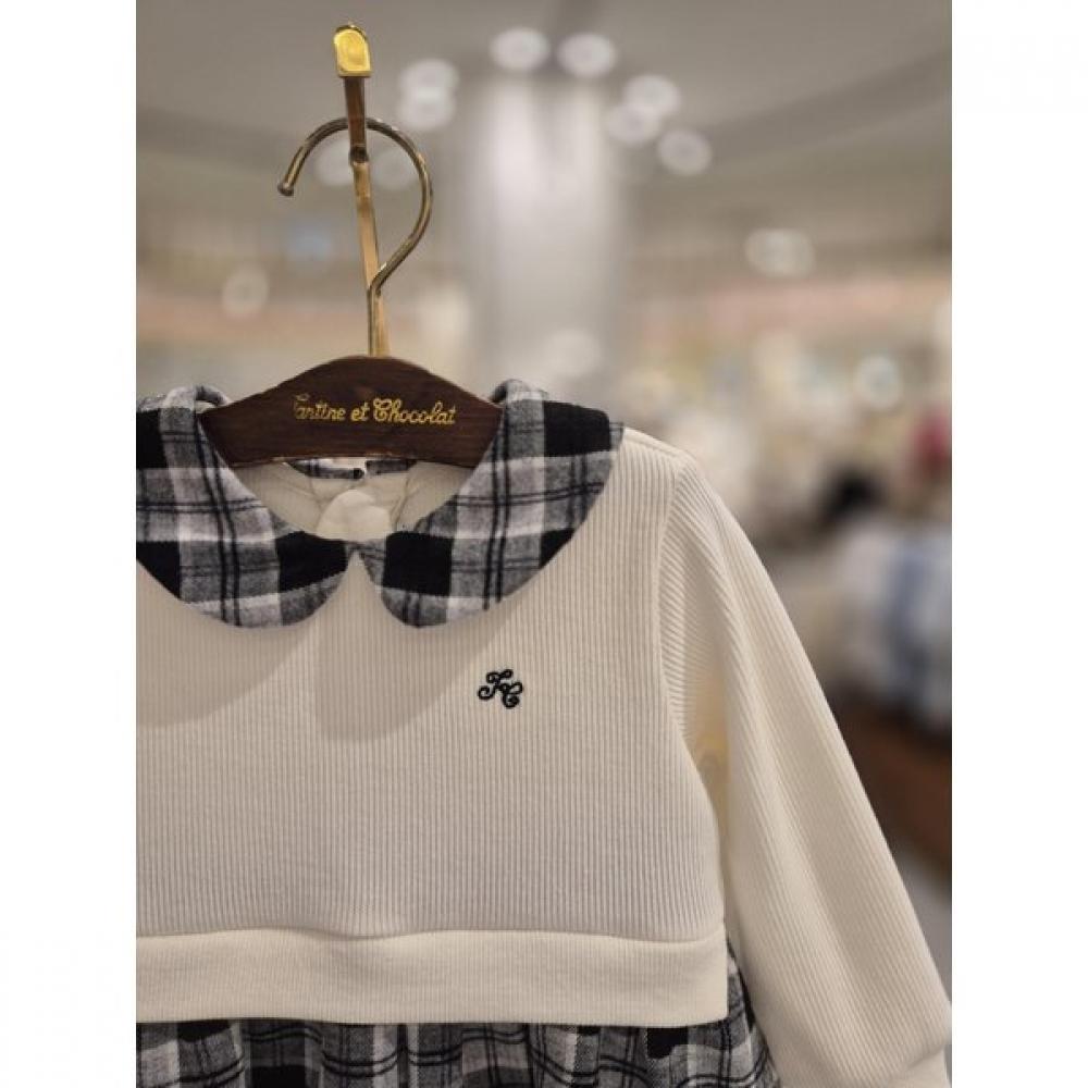 Show Chocola Baby Rune Check Dress Ttowoe125t