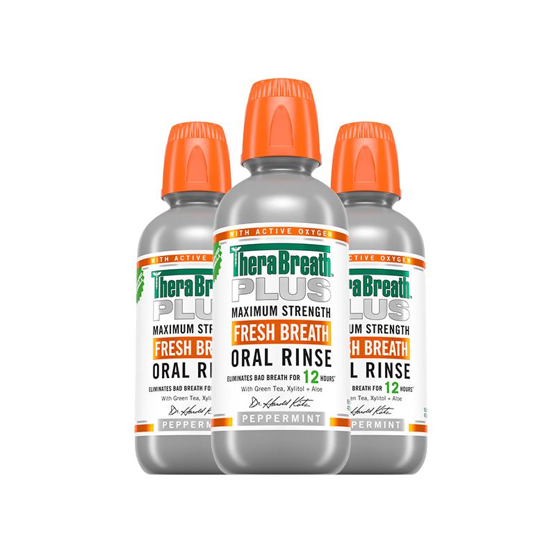 TheraBreath Oral Rinse Intensive Care 3-Pack