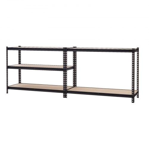 VEVOR Storage Shelves, 5-Tier Adjustable, 907.2 Kg Capacity, Heavy Duty Garage Storage Shelving Unit, Metal Utility Rack Shelf