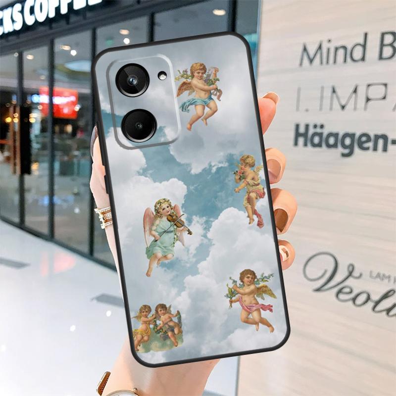 

Renaissance Angel Aesthetic Case For Realme 15 14 13 12 11 Pro Plus GT6 GT7 Pro C55 C51 C35 C53 C61 C65 C67 C63 C71 C75 Realme C51