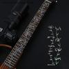 1PC Ultra Thin Electric Guitar Fretboard Sticker Cross Inlay Decals Instrument Decorations Guitarra Accessories