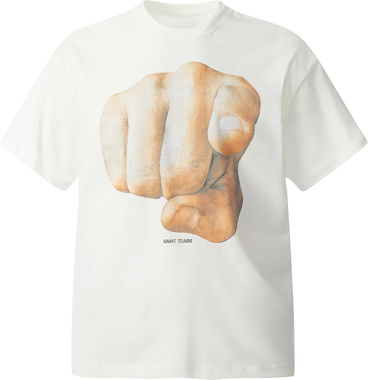 Arnodefrance Saint Graphic Printing Tshirt Hip Hop Rapper Tee Shirt Cotton Short Sleeve Shirt S разноцветный
