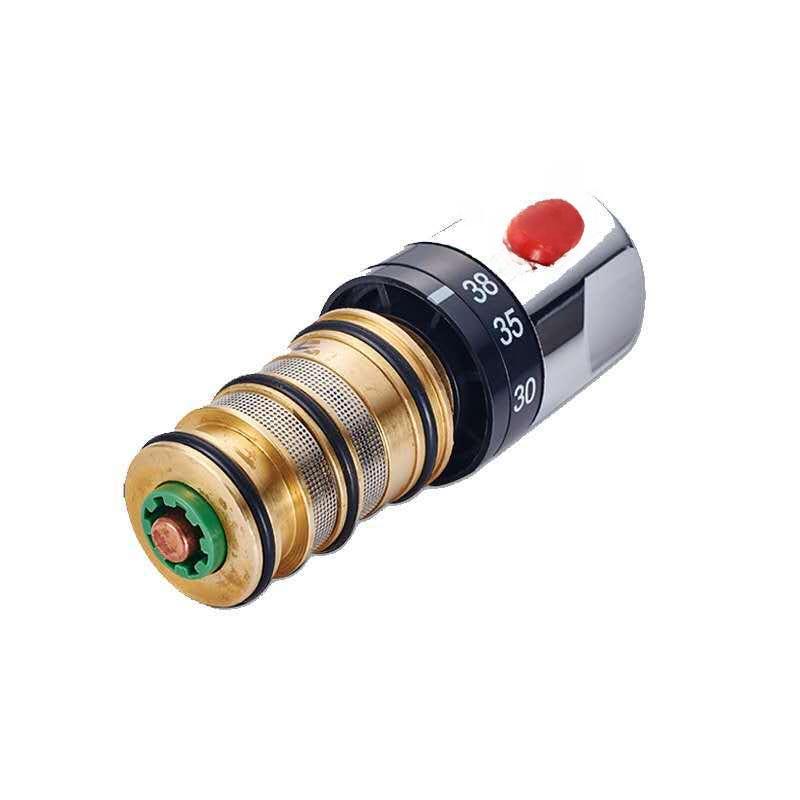 Intelligent Solar Thermostatic Valve: Quick-Adjust Hot & Cold Faucet with Hand Wheel