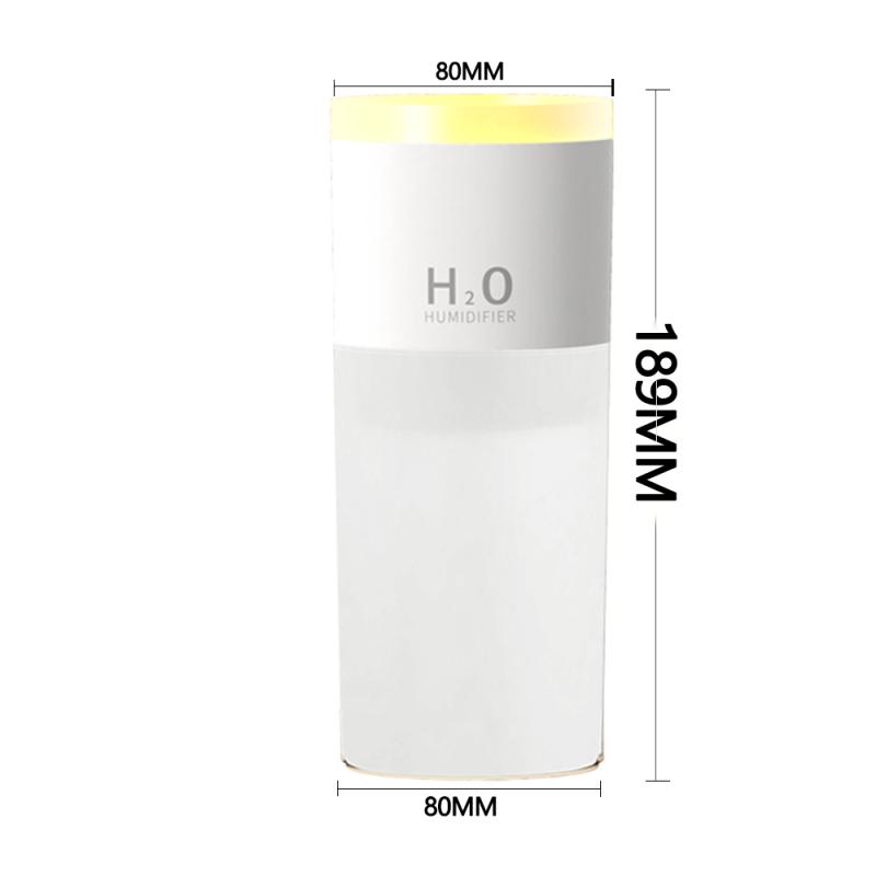 

Увлажнитель воздуха, кольцевой распылитель, распылитель аромата, бытовой автомобильный беспроводной перезаряжаемый USB ультразвуковой диффузор эфирного масла one size белый