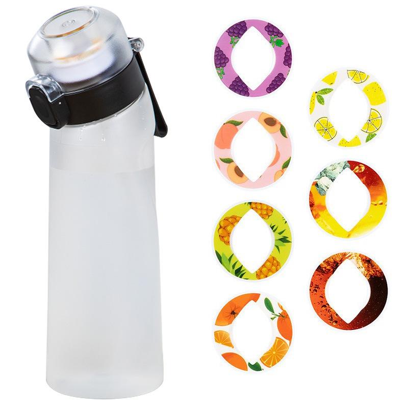 1pc Air Water Bottle With 1pc Random Flavor Pods Portable Transparent With Straw Leak Proof Suitable for Outdoor Sports
