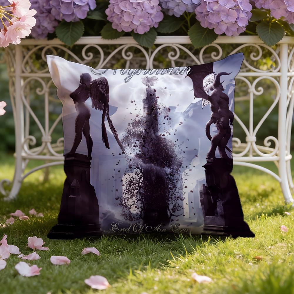 

N-Nightwish Band Cushion Cover Home & Car Dual-Scene Pillow Cover: Reversible for Premium Comfort 30X30cm