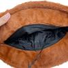 Winter solid color imitation rabbit hair bucket hat women's plate versatile bucket hat thickened plush warm plush basin hat