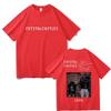 Crystal Castles Doppelseitig Bedruckte T-Shirts Unisex Wounisex Hip Hop Rock Übergroße T-Shirts Herren Gothic T-Shirt Unisexs Vintage T-Shirt B