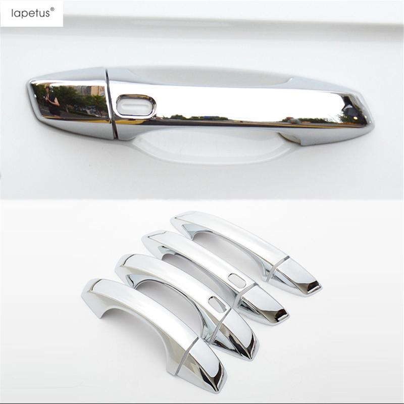 Car Outer Door Handle Bowl Frame Cover Trim For VW Volkswagen Golf 7 7.5 MK7 2014 -  ABS Chrome / Carbon Fiber Accessories