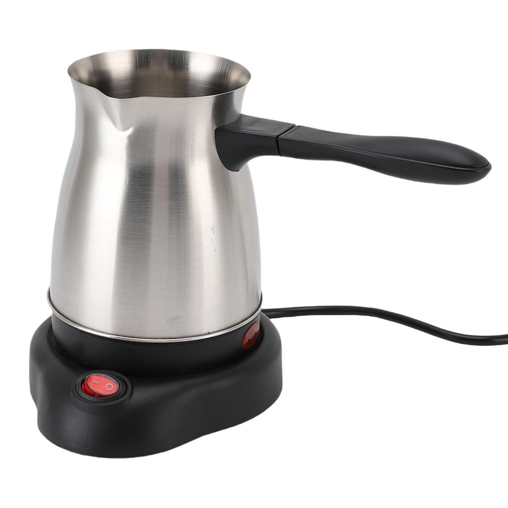 600ml Pour Over Coffee Kettle Miniature Stainless Steel Hand Brewed Electric Heating Coffee Pot for