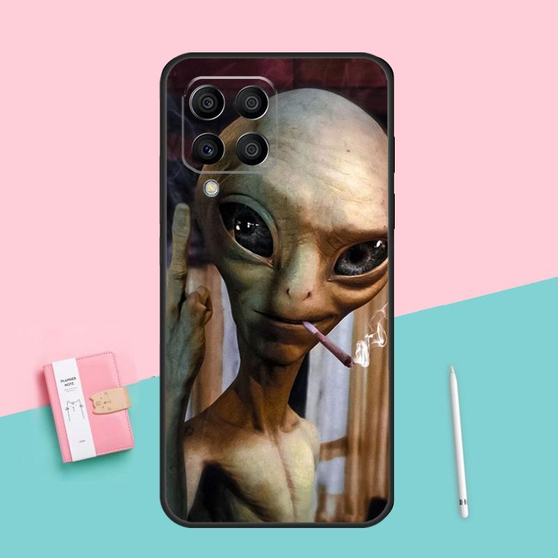Alien Kawaii Art For Samsung Galaxy M12 M16 M34 M11 M35 M21 M06 M33 M13 M53 M31 M55 M15 M14 M54 M32 M52 Case
