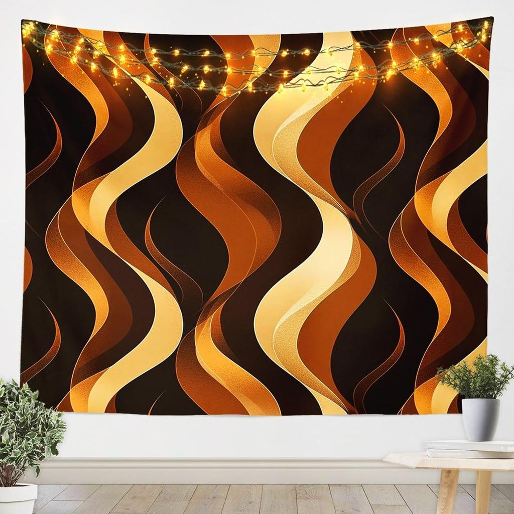 Black White Tapestry Kids Abstract Art Wall Hanging for Boys Girls Teens Stripes Modern Art Wall Blanket Geometric Wall Art Room